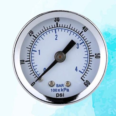 Dual Scale Bar Pressure Gauge 0-60 Psi 1/8 Npt Threads Accurate Air Pressure Measurement in Saudi Arabia