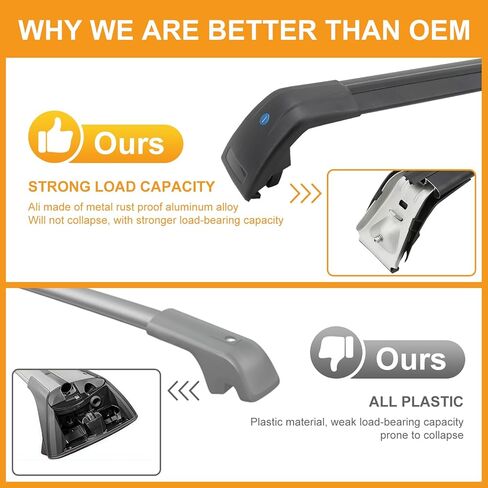 SYDSZ Cross Bar Roof Rack Fit for Mazda CX30 CX-30 2020 2021 2022 2023 2024 2025, Flush Side Rails, Heavy Duty Aluminum Roof Cross Bars Rooftop Luggage Rack, Ski Rack for car roof in Kuwait