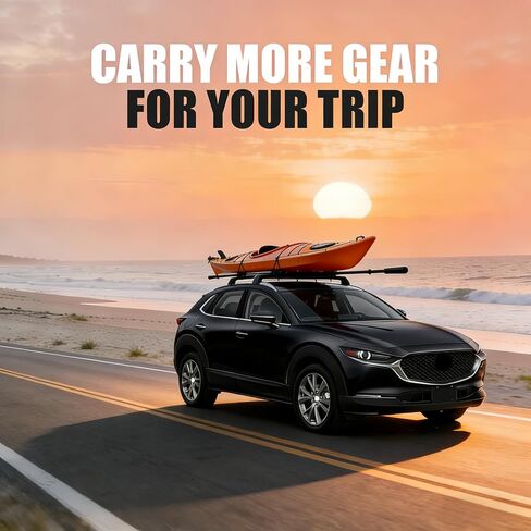 SYDSZ Cross Bar Roof Rack Fit for Mazda CX30 CX-30 2020 2021 2022 2023 2024 2025, Flush Side Rails, Heavy Duty Aluminum Roof Cross Bars Rooftop Luggage Rack, Ski Rack for car roof in Kuwait