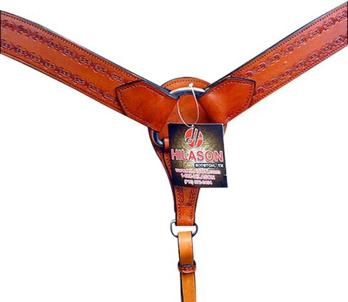 HILASON Western Headstall & Breast Collar Horse American Leather Saddle Tan in Saudi Arabia