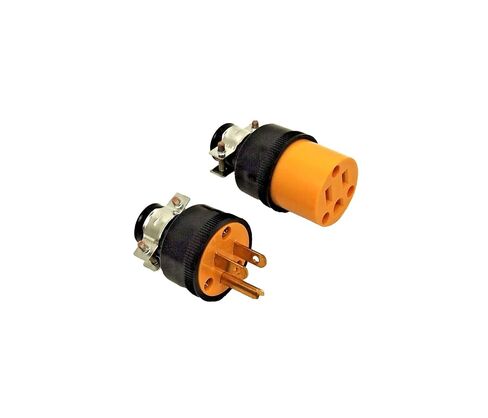 4 مجموعة (8 قطع) أنثى ذكر 3 الشق استبدال المكونات الكهربائية HD تمديد الحبل in Kuwait