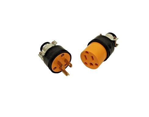 4 مجموعة (8 قطع) أنثى ذكر 3 الشق استبدال المكونات الكهربائية HD تمديد الحبل in Kuwait