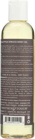 Soothing Touch Eucalyptus Bath & Body Massage Oil, 8 oz in Saudi Arabia