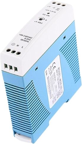 MDR-20-12 12V 1.67A 20W DIN Rail Power Supply - كفاءة عالية للتطبيقات الصناعية in Saudi Arabia