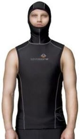 New Men's LavaCore Trilaminate Polytherm Hooded Vest for Extreme Watersports (Size 4X-Large) in Kuwait