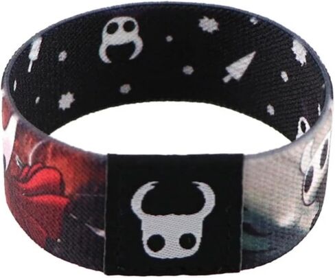 Hollow Knight Metroidvania Video Game 7.1" Reversible Stretch Wristband Wrist Band Bracelet Elastic Strap in Kuwait