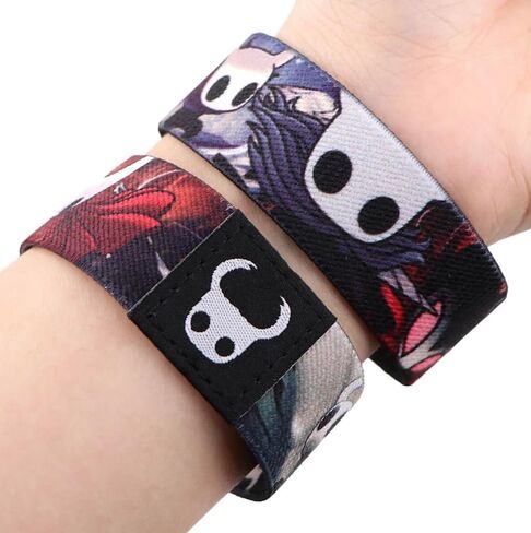 Hollow Knight Metroidvania Video Game 7.1" Reversible Stretch Wristband Wrist Band Bracelet Elastic Strap in Kuwait
