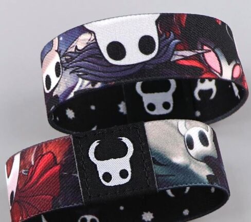 Hollow Knight Metroidvania Video Game 7.1" Reversible Stretch Wristband Wrist Band Bracelet Elastic Strap in Kuwait