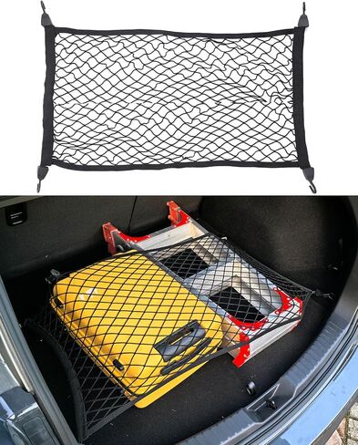 for Mazda CX-50 and CX50 Hybrid 2023 2024 2025 Floor Style Trunk Cargo Net，Premium Trunk Organizers and Storage- Luggage Net for Crossover- Best Car Organizer for Mazda CX 50 Accessories in Kuwait