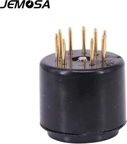 4 قطعة B9A 9Pin أنبوب المقبس اختبار التوقف الباكليت ل 12ax7 ECC82 6922 5670 ECC88 6DJ8 12AU7 مكبر للصوت الصوت حماية أنبوب دبوس المقبس حفظ in Saudi Arabia