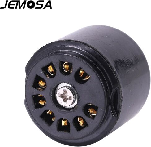 4 قطعة B9A 9Pin أنبوب المقبس اختبار التوقف الباكليت ل 12ax7 ECC82 6922 5670 ECC88 6DJ8 12AU7 مكبر للصوت الصوت حماية أنبوب دبوس المقبس حفظ in Saudi Arabia