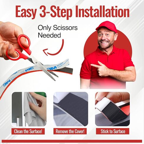 أشرطة شريط مانع تسرب الدخان المنتفخة 3M - شرائط أبواب مقاومة للحريق مرنة قابلة للتمدد - شريط 9 أقدام من الجرافيت والمواد المطاطية المركبة - شريط ختم حشية المدخن للنوافذ المقاومة للحريق والأبواب الفولاذية أو المزلقة in Kuwait