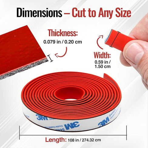 أشرطة شريط مانع تسرب الدخان المنتفخة 3M - شرائط أبواب مقاومة للحريق مرنة قابلة للتمدد - شريط 9 أقدام من الجرافيت والمواد المطاطية المركبة - شريط ختم حشية المدخن للنوافذ المقاومة للحريق والأبواب الفولاذية أو المزلقة in Kuwait