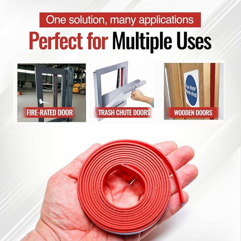 أشرطة شريط مانع تسرب الدخان المنتفخة 3M - شرائط أبواب مقاومة للحريق مرنة قابلة للتمدد - شريط 9 أقدام من الجرافيت والمواد المطاطية المركبة - شريط ختم حشية المدخن للنوافذ المقاومة للحريق والأبواب الفولاذية أو المزلقة in Kuwait