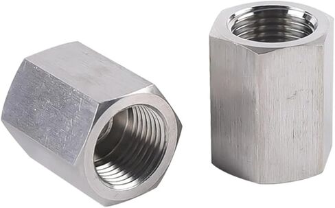 1 قطعة 1/2 "BSPP -1/4" NPT أنثى-أنثى الموضوع مقبس من الفولاذ المقاوم للصدأ وصلة أنابيب الضغط العالي IHNIEAEW in Saudi Arabia