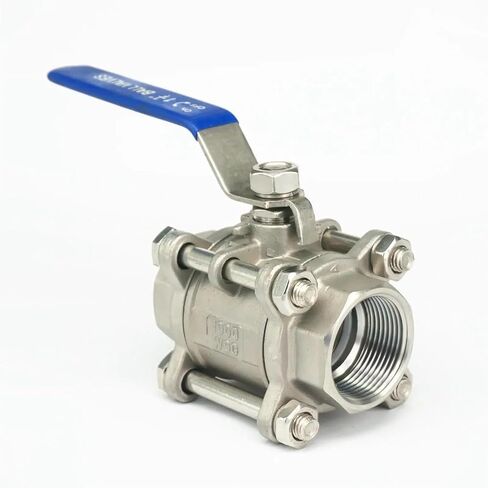 1/2" BSP Female 304 Stainless Steel 3-Piece Type Ball Valve IHNIEAEW in Saudi Arabia