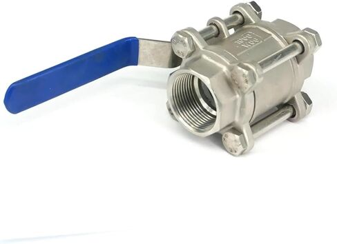 1/2" BSP Female 304 Stainless Steel 3-Piece Type Ball Valve IHNIEAEW in Saudi Arabia