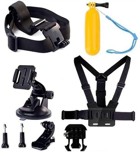 مجموعة ملحقات كاميرا Navitech 8 في 1 مع حافظة EVA - متوافقة مع كاميرا Minolta MNX5K1 5K Ultra HD / 24 MP Action in Kuwait