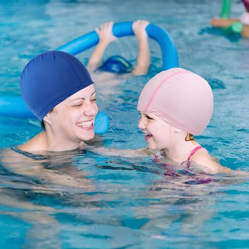 3pcs Elastic Swim Caps, Swimming Caps Bathing Caps Unisex Swim Caps for Adults Women Men Comfortable Non-Slip Swimming Pool Cap for Long and Short Hair in Saudi Arabia