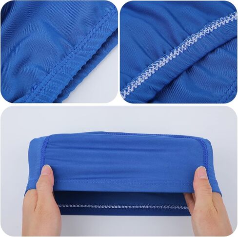 3pcs Elastic Swim Caps, Swimming Caps Bathing Caps Unisex Swim Caps for Adults Women Men Comfortable Non-Slip Swimming Pool Cap for Long and Short Hair in Saudi Arabia