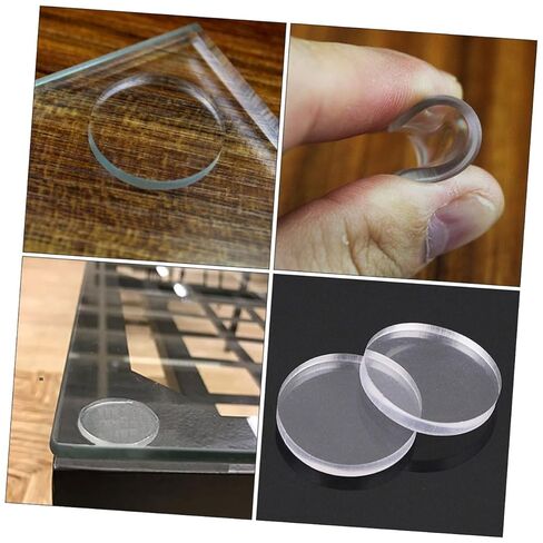 ULTECHNOVO 12pcs Glass Table Spacer Suction Cups Spacer for Table Bumper Pad Damper Pad in Saudi Arabia