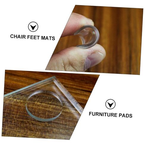 ULTECHNOVO 12pcs Glass Table Spacer Suction Cups Spacer for Table Bumper Pad Damper Pad in Saudi Arabia