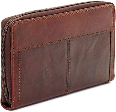 Jack Georges Voyager Large Zip-Around Travel Wallet #7724 (Black) in Saudi Arabia