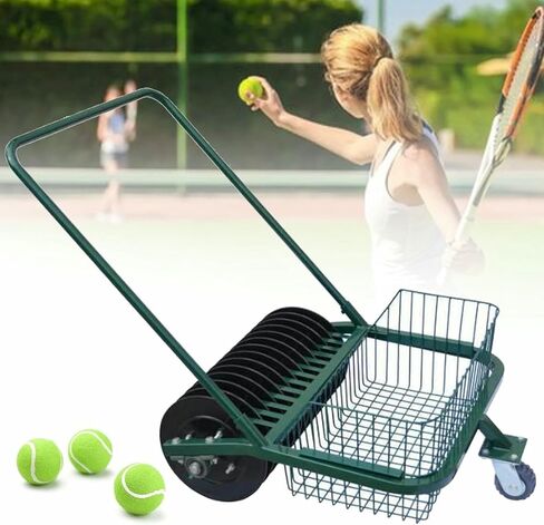 آلة التقاط كرات الجولف، تصميم دوار للدفع اليدوي، التقاط تلقائي، سعة كبيرة 13 قناة، عجلات دوران 360 درجة لأداة التدريب على الالتقاط والتخزين in Kuwait