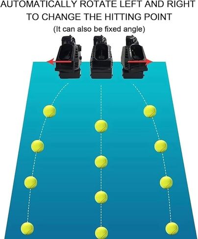 Automatic Ball Serving Machine Tennis Ball Tossing Machine Ball Output Rate is Adjustable Can Accommodate About 30 Balls Working Temperature: -10°c~40°c for Various Standard Balls in Saudi Arabia