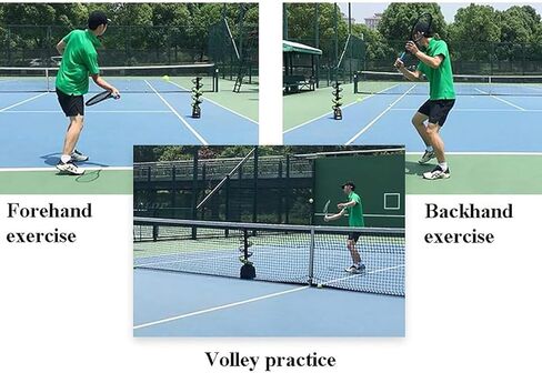 Automatic Ball Serving Machine Tennis Ball Tossing Machine Ball Output Rate is Adjustable Can Accommodate About 30 Balls Working Temperature: -10°c~40°c for Various Standard Balls in Saudi Arabia