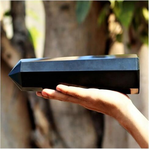 1 قطعة 350-500 جرام عمود التورمالين الأسود برج حجر الكوارتز الكريستال in Kuwait