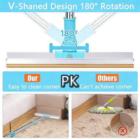 Pet Hair Removal Carpet Rake, 2-in-1 Pet Hair Removal Tool with Water Brush, Adjustable Handle, Dog and Cat Brush and Scraper, Suitable for Carpets, Floor Mats, Sofas, Furniture and Car Interiors in Saudi Arabia