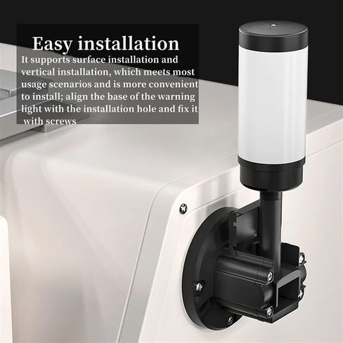 LED ضوء صناعي أحمر أصفر أخضر الكل في 1 طبقة إشارة برج تحذير مصباح كومة ضوء إنذار صوت مصباح مؤشر قابل للطي in Kuwait