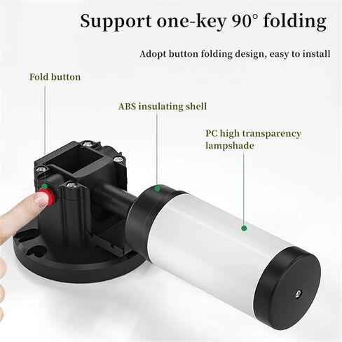 LED ضوء صناعي أحمر أصفر أخضر الكل في 1 طبقة إشارة برج تحذير مصباح كومة ضوء إنذار صوت مصباح مؤشر قابل للطي in Kuwait