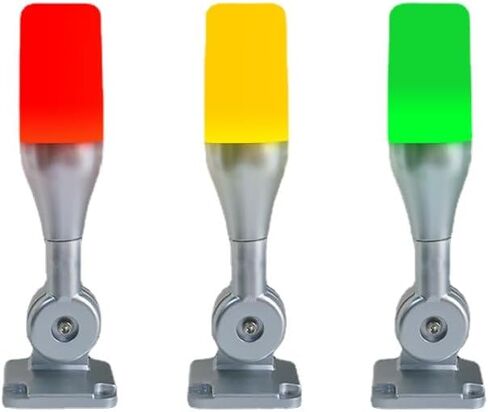 1 Layer Tricolor Folding 24V Led Warning Lamp Alarm Led Signal Tower Caution Light for C.NC Machines Indicator Fault Safety Light in Saudi Arabia