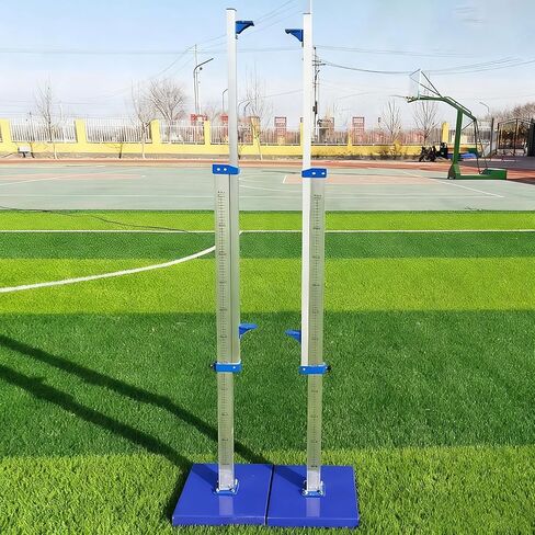 Gymnasium High Jump Standards, Moveable Iron Base High Jump Tester Training Stand for High School Athletics Events for Track & Field in Saudi Arabia