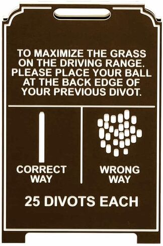 S380 Laminate Plastic Proper Divot Pattern Easel, 16″X24", Single Sided in Kuwait