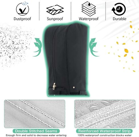 Golf Bag Cover/rain Cover 1680D Nylon Waterproof and dust Cover fits Most 8.5-9 inch Golf Bag/Golf Stand Bag,Golf Accessory Gifts for Any Golfer, Beginner to pro, Golf Alliance Partners in Saudi Arabia