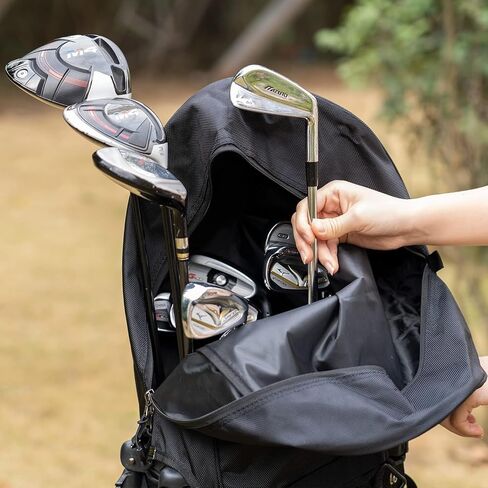 Golf Bag Cover/rain Cover 1680D Nylon Waterproof and dust Cover fits Most 8.5-9 inch Golf Bag/Golf Stand Bag,Golf Accessory Gifts for Any Golfer, Beginner to pro, Golf Alliance Partners in Saudi Arabia