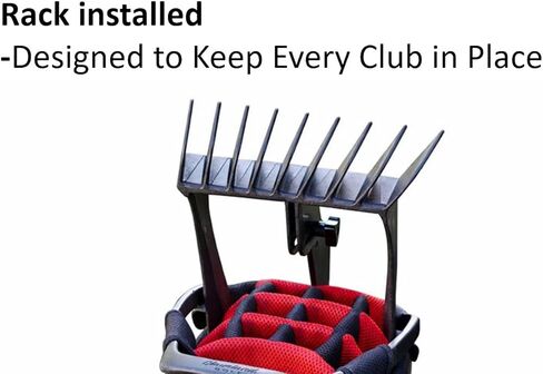 No-Rattle Golf Club Organizer – Anti-Slip, Prevents Club Loss, Fits Cart & Some Stand Bags (Check Size), Iron Only (No Woods/Driver) in Saudi Arabia