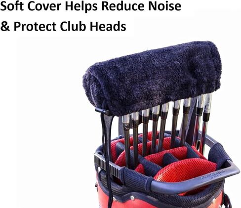 No-Rattle Golf Club Organizer – Anti-Slip, Prevents Club Loss, Fits Cart & Some Stand Bags (Check Size), Iron Only (No Woods/Driver) in Saudi Arabia