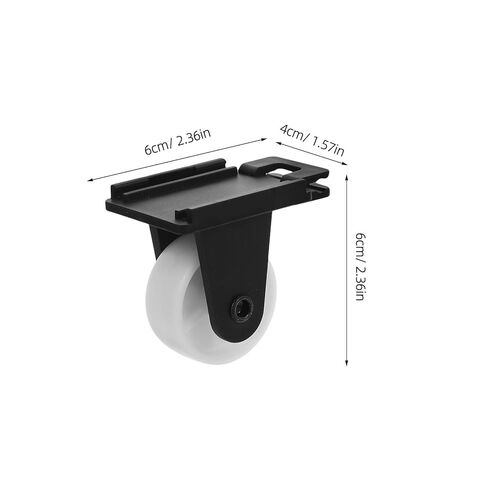 GLEAVI 8-Pack 1.5 Inch Rigid Caster Wheels: Non-Swivel Fixed Casters for Furniture, Flower Racks & Under-Bed Drawers, Smooth Gliding Directional Pulleys for Rolling Carts in Saudi Arabia