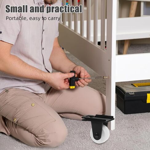 GLEAVI 8-Pack 1.5 Inch Rigid Caster Wheels: Non-Swivel Fixed Casters for Furniture, Flower Racks & Under-Bed Drawers, Smooth Gliding Directional Pulleys for Rolling Carts in Saudi Arabia