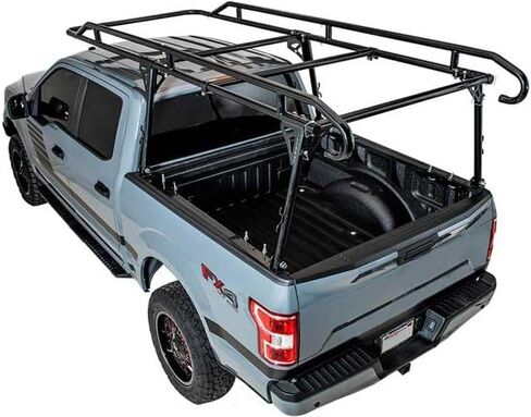 ProMaxx Universal Contractor Truck Ladder Rack | Fits Long and Short Beds | Powder Coated Black (Full Size Truck 1000lbs) in Saudi Arabia