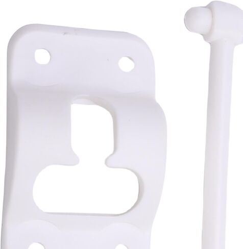 Estink 90 درجة T نمط RV حامل باب الدخول تثبيت آمن لمقطورة Campervan مع مادة ABS عالية القوة متعددة الوظائف مزلاج الباب للاستخدام التجاري في ساحة المنزل (أبيض) in Kuwait