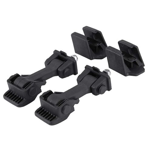 BAFOVY Hood Latch Catches Brackets, 2 Set Automotive Grade ABS Construction, Anti Slight Impact, with 2 Lower Latches Upper Brackets, for JK 2007 2016 in Saudi Arabia