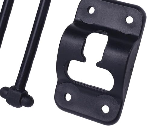 Estink 90 درجة T نمط RV حامل باب الدخول تثبيت آمن لمقطورة Campervan مع مادة ABS عالية القوة متعددة الوظائف مزلاج الباب للاستخدام التجاري في ساحة المنزل (أسود) in Kuwait