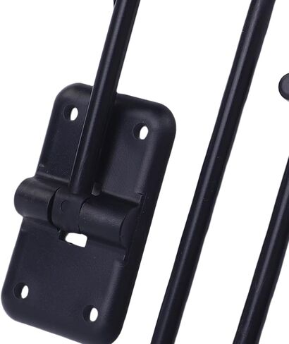 Estink 90 درجة T نمط RV حامل باب الدخول تثبيت آمن لمقطورة Campervan مع مادة ABS عالية القوة متعددة الوظائف مزلاج الباب للاستخدام التجاري في ساحة المنزل (أسود) in Kuwait