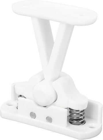 RV Door Retainer Catch T Type، مادة ABS، أبيض، قطعتين - حامل باب ثابت، متين مقاوم للماء، للبيوت المتنقلة والقوافل in Saudi Arabia