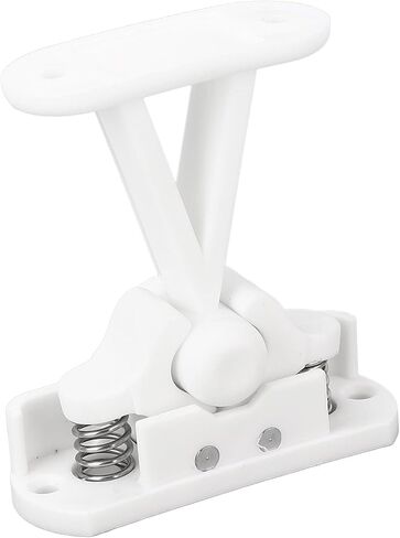 RV Door Retainer Catch T Type، مادة ABS، أبيض، قطعتين - حامل باب ثابت، متين مقاوم للماء، للبيوت المتنقلة والقوافل in Saudi Arabia